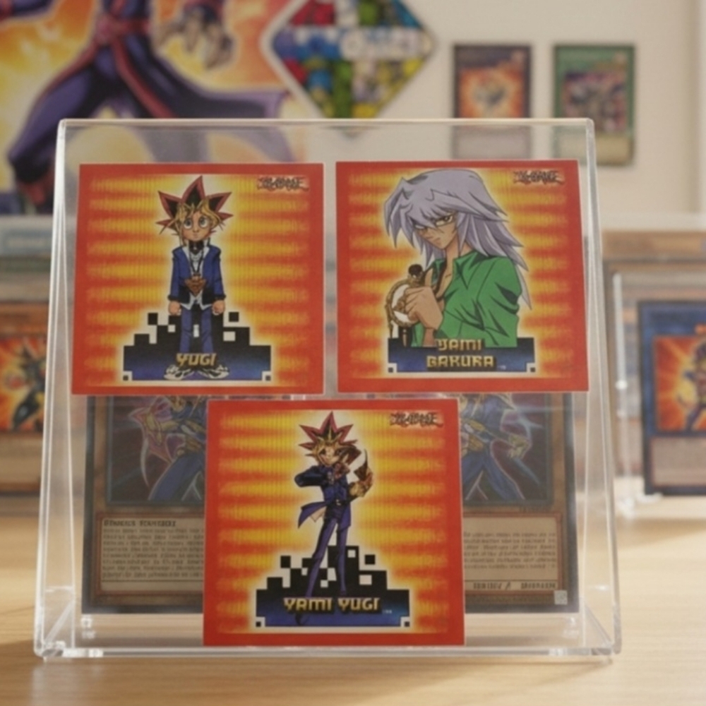 (Lot Of 3) Yu-Gi-Oh! Topps Sticker Collection Yami Bakura/Yugi Muto/Yami Yugi sm